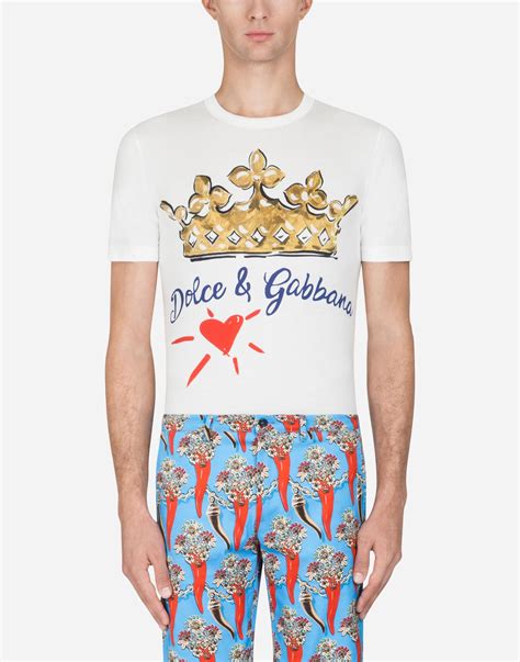 t shirt dolce e gabbana replica|farfetch dolce and gabbana t shirts.